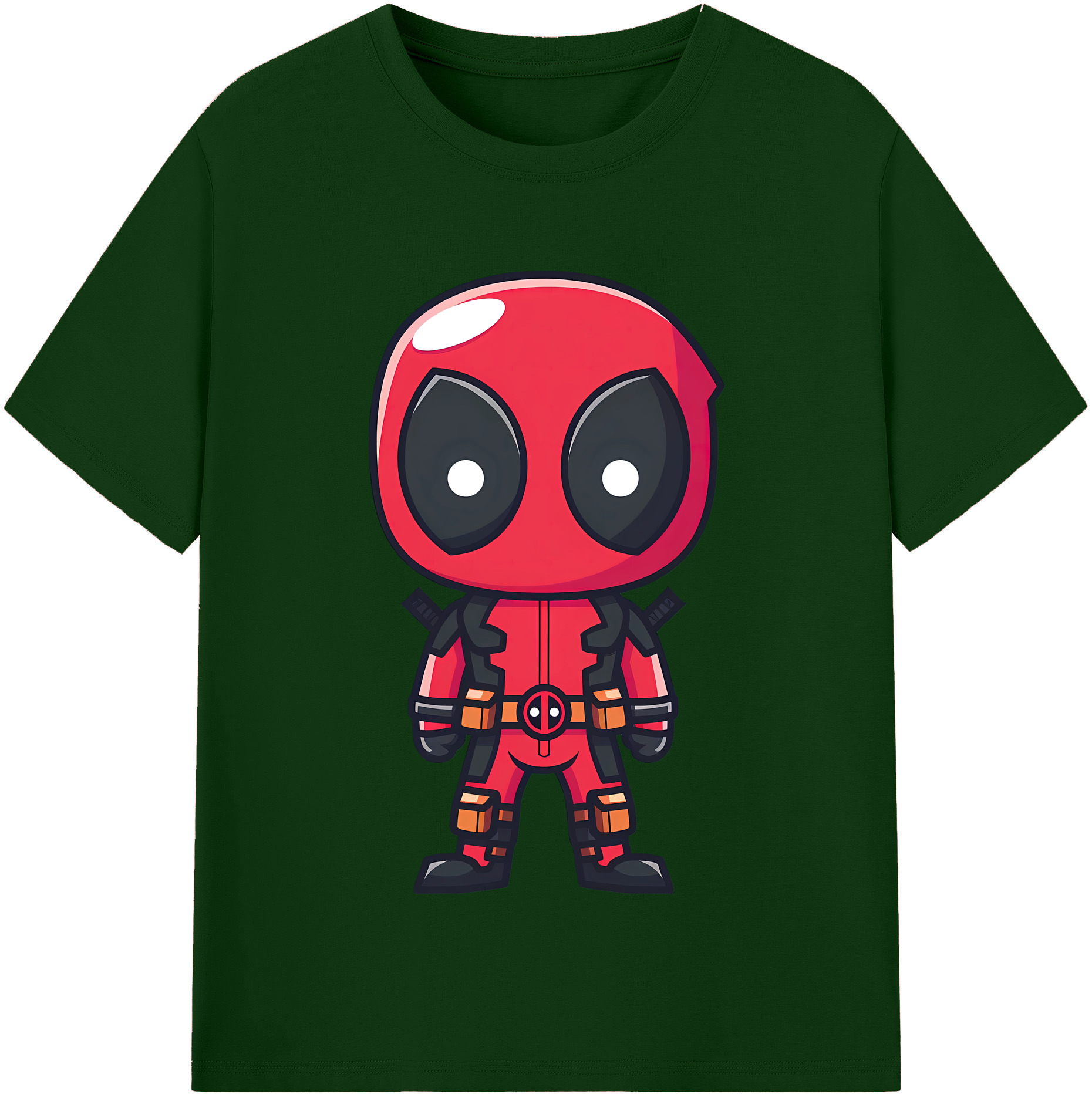 （画像用） Deadpool デッドプール 綿100％半袖Tシャツ（フロントプリント）